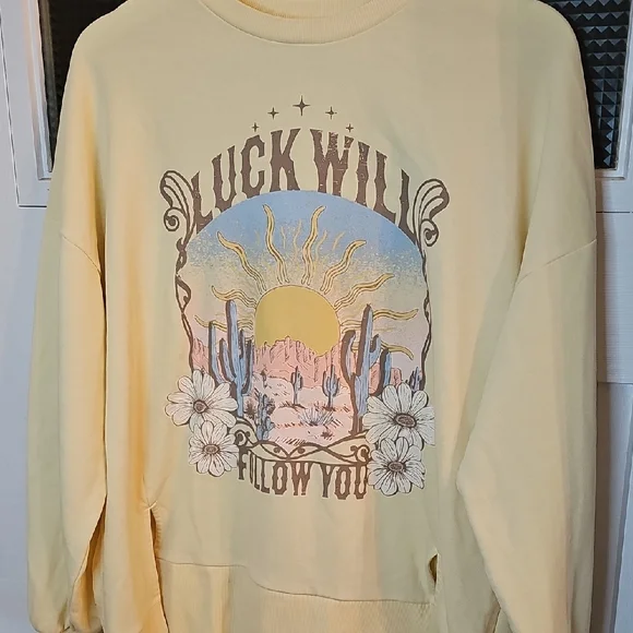 H&M Cream Ribbed Collar Top - Picture 2 of 4